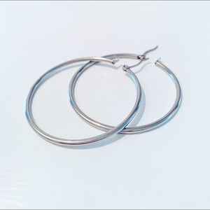 Perfect Silver Hoops